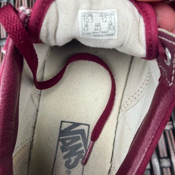 Vans Old Skool Low-Top Shoes in Maroon Red Size Men’s 10.5 - Picture 7 of 7